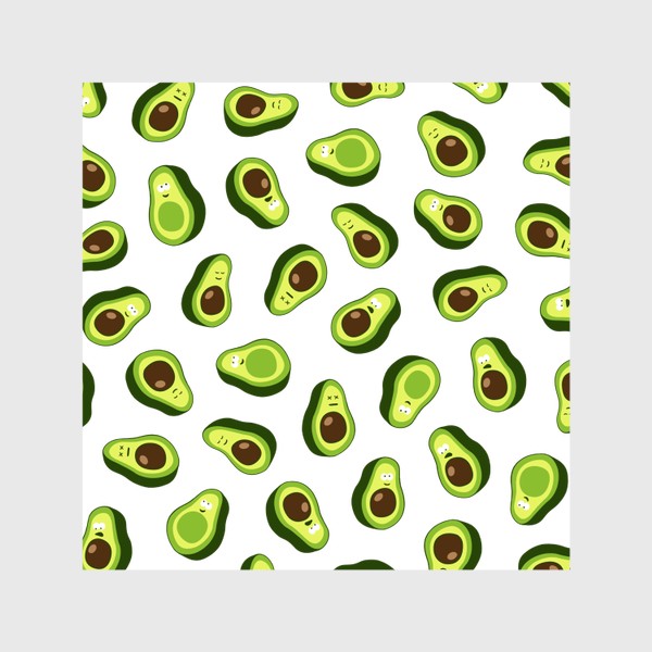 Шторы «Авокадики, веселые авокадо»