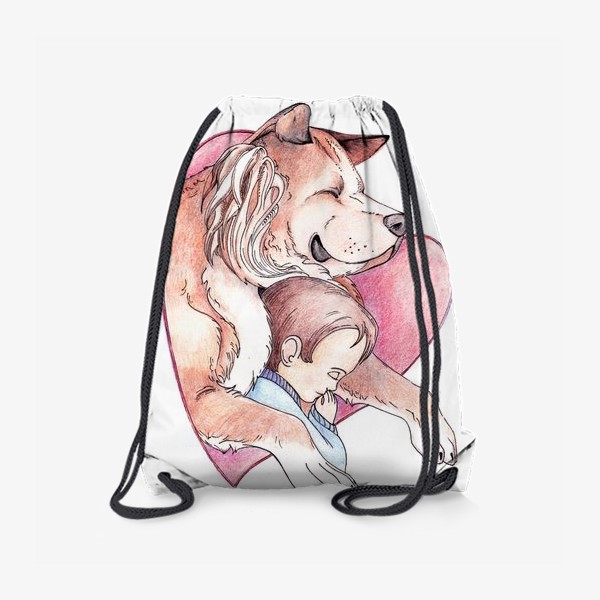 Рюкзак «Мальчик и пёс»