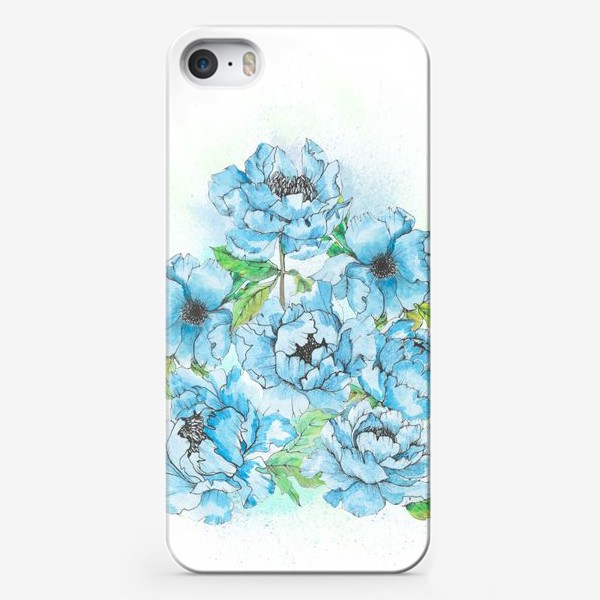 Чехол iPhone «Всплеск цветочных волн»