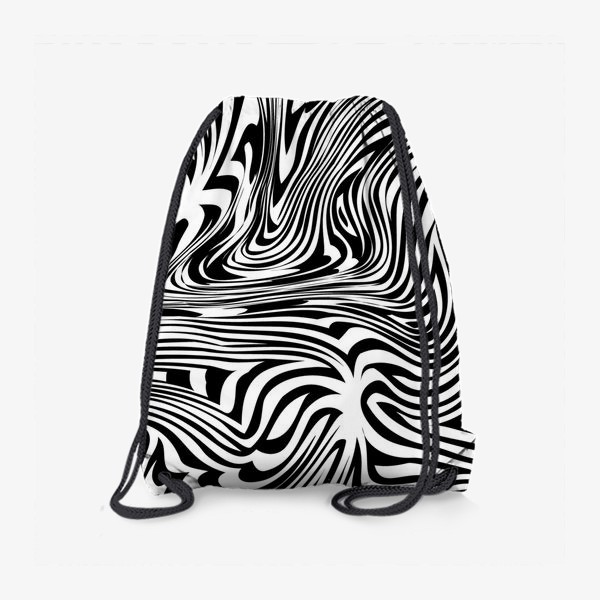 Рюкзак «Бешеная зебра. Абстрактный узор»