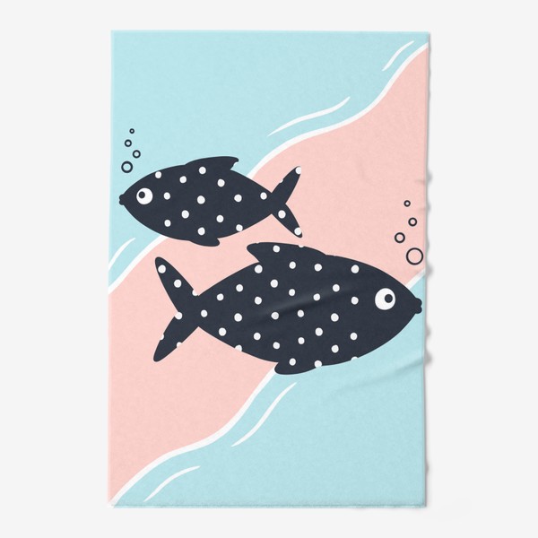 Полотенце «Рыбки в море (абстракция)»