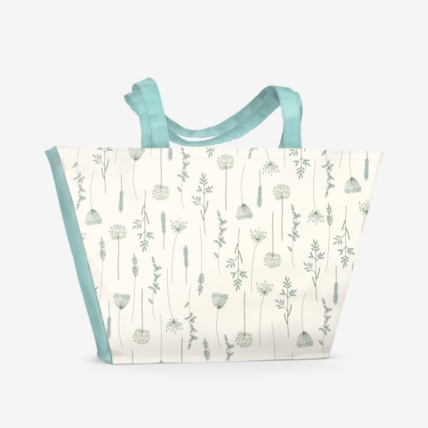 Пляжная сумка «Тонкие травинки»