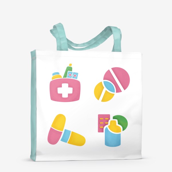 Сумка-шоппер «Лекарства - в подарок медику»