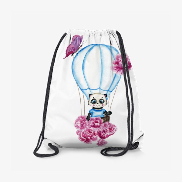 Рюкзак «Путешествие на воздушном шаре панды»