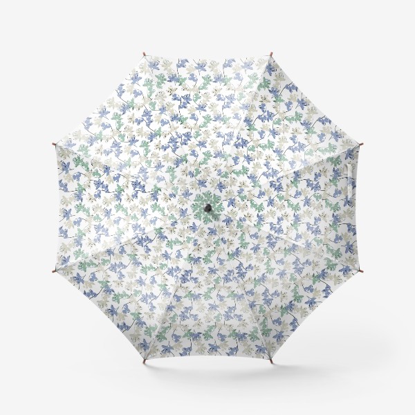 Зонт «Нежный узор с орхидеями»
