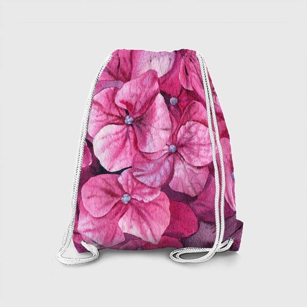 Рюкзак «Pink hydrangea. Sketch»