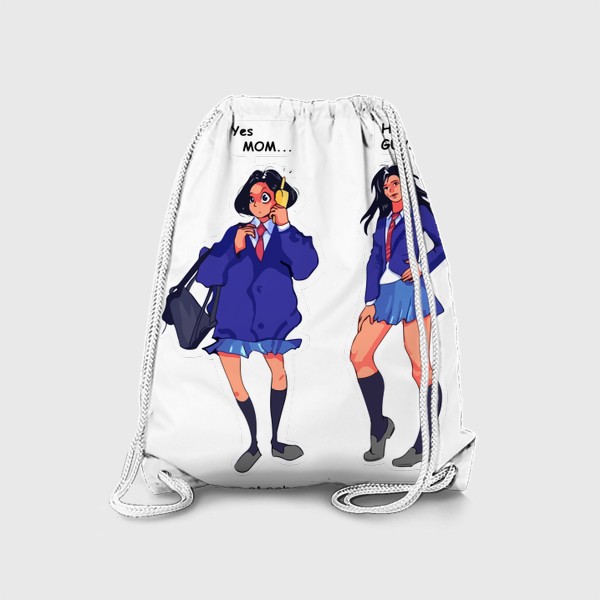 Рюкзак «Я в школе / Другие девочки / Аниме»