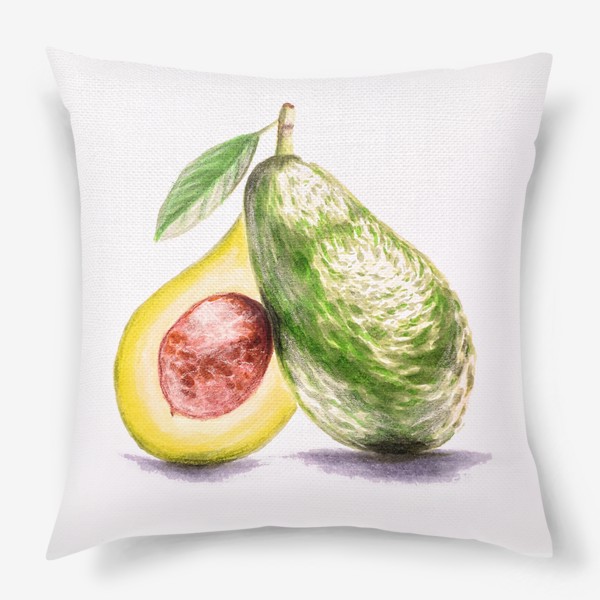 Подушка «Половинки авокадо»