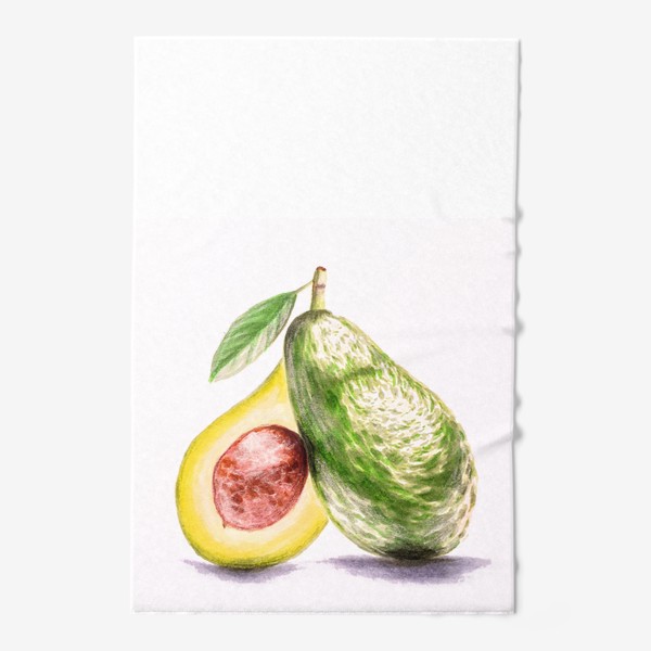 Полотенце «Половинки авокадо»
