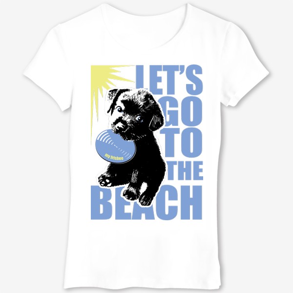 Футболка &laquo;Let's go to the beach&raquo;