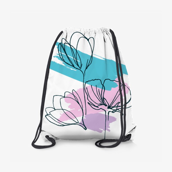 Рюкзак «Цветы и краски»