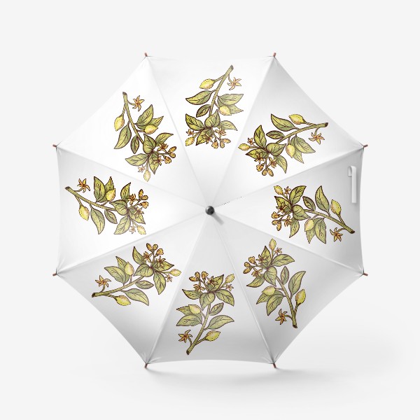 Зонт «Цветущий пион»