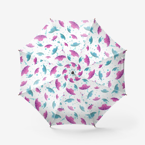 Зонт &laquo;Акварельные бабочки&raquo;