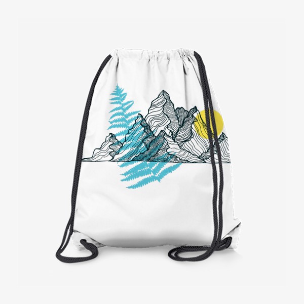 Рюкзак «Горы, солнце и папоротник 2»
