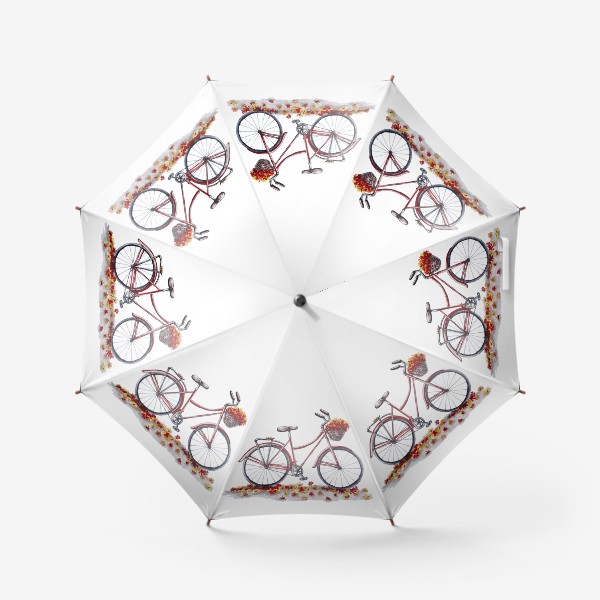 Зонт «Осенний велосипед»
