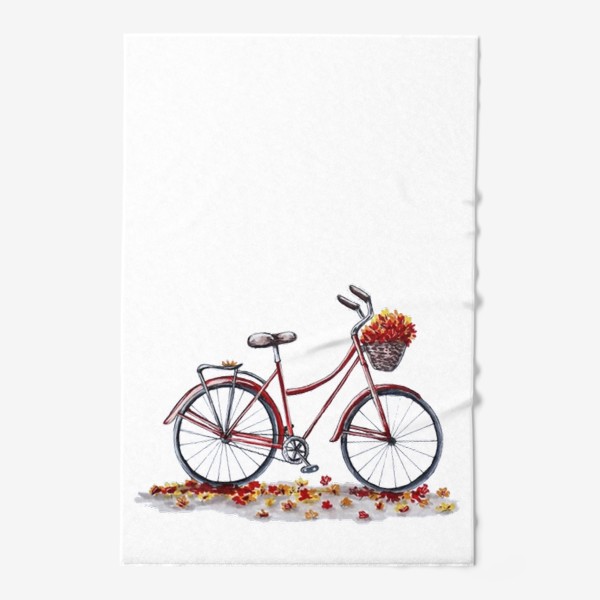 Полотенце «Осенний велосипед»