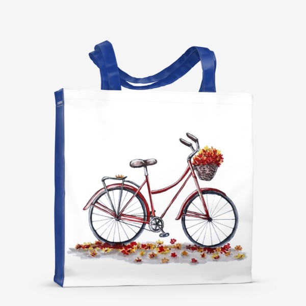 Сумка-шоппер «Осенний велосипед»