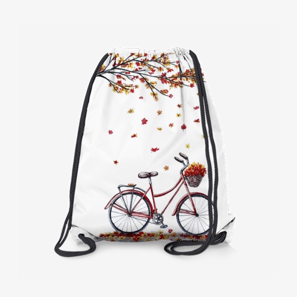 Рюкзак «Осенний велосипед под деревом»