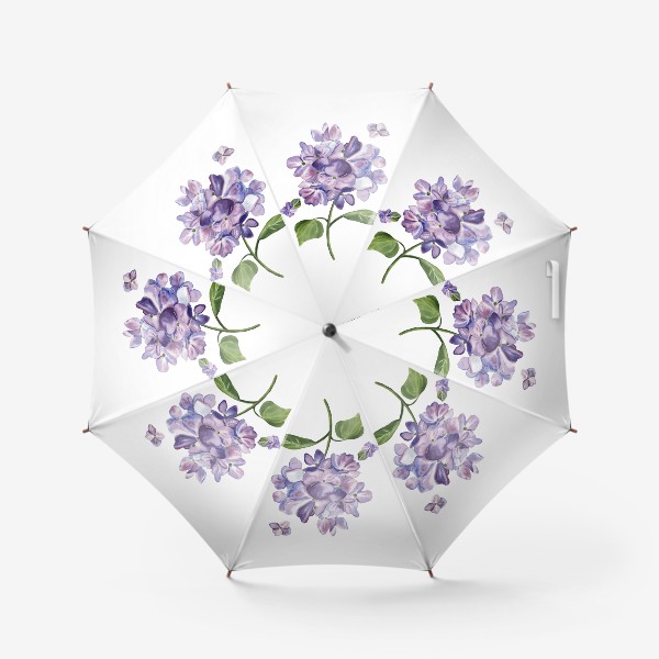 Зонт «Цветы Гортензия»