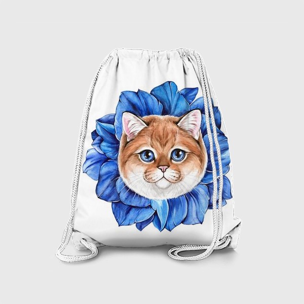Рюкзак «Рыжий цветущий котик»