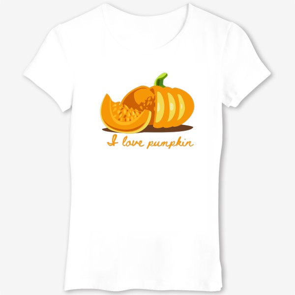 Футболка &laquo;Я люблю тыкву / I love pumpkin&raquo;