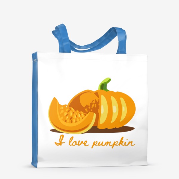 Сумка-шоппер «Я люблю тыкву / I love pumpkin»