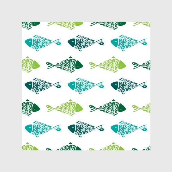 Шторы «узор из разноцветных рыбок, в бирюзового зеленых цветах. смешные маленькие рыбки в горизонтальных плывут»