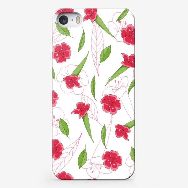 Чехол iPhone «Цветы граната»