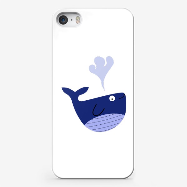 Чехол iPhone «Голубой кит»