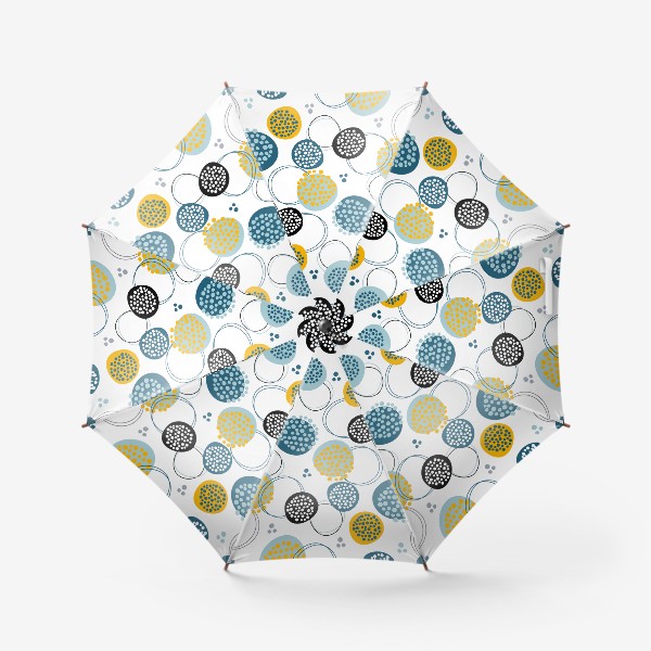 Зонт «Бесшовный принт с абстрактными овалами . Абстракция»