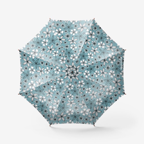 Зонт «Цветы ромашки (абстракция)»