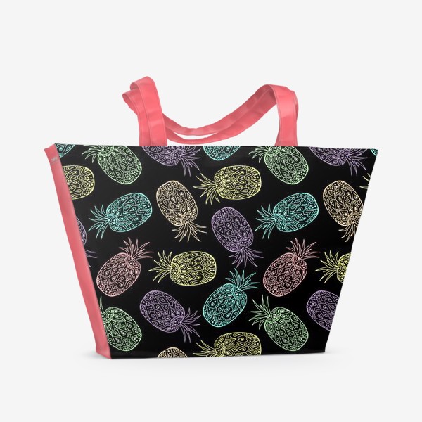 Пляжная сумка «Pastel Pineapples»