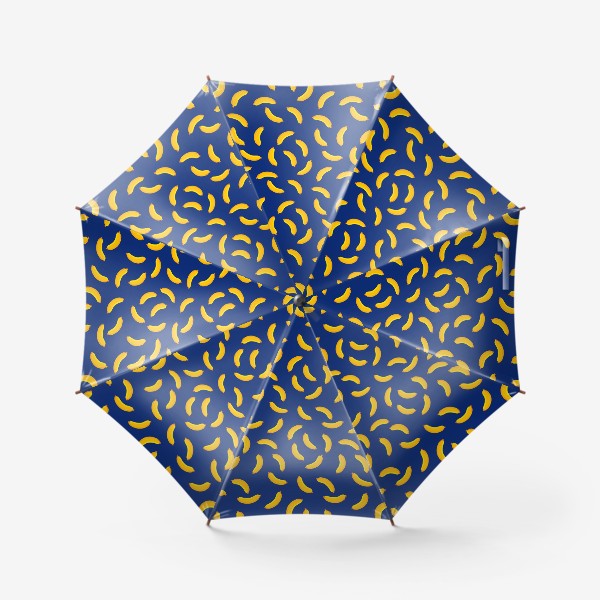 Зонт «Бананы на синем, паттерн»