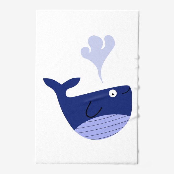 Полотенце «Голубой кит»