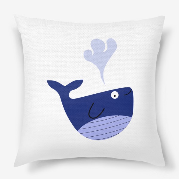Подушка «Голубой кит»