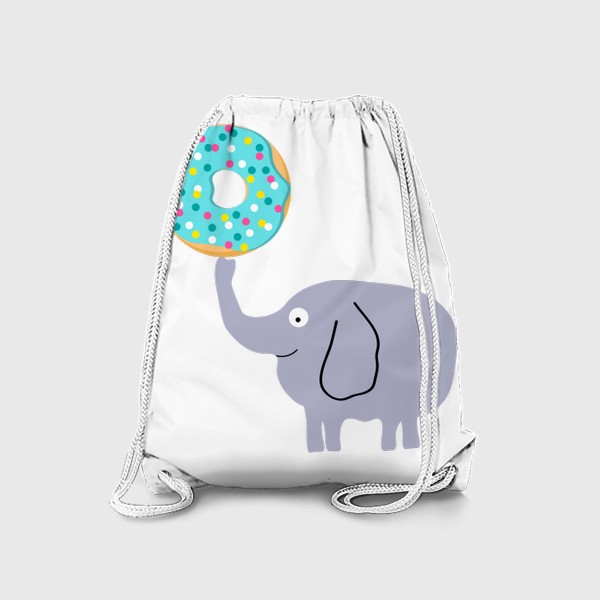 Рюкзак «Слон и пончик»