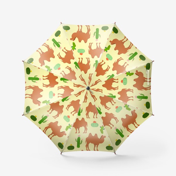 Зонт «Верблюд и кактусы»
