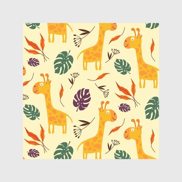 Скатерть «Жирафы и листья»