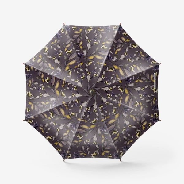 Зонт «Лиловые веточки»