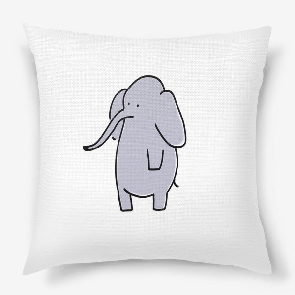 Подушка «Слоник. Серый слоник»