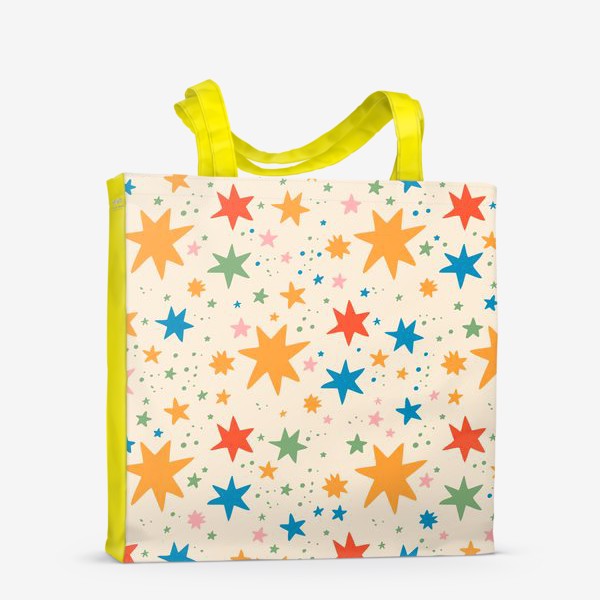 Сумка-шоппер «Разноцветные звезды»