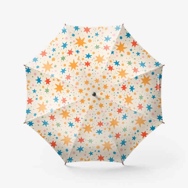 Зонт «Разноцветные звезды»