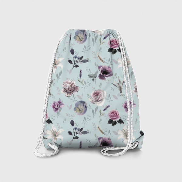 Рюкзак «Mint flowers»