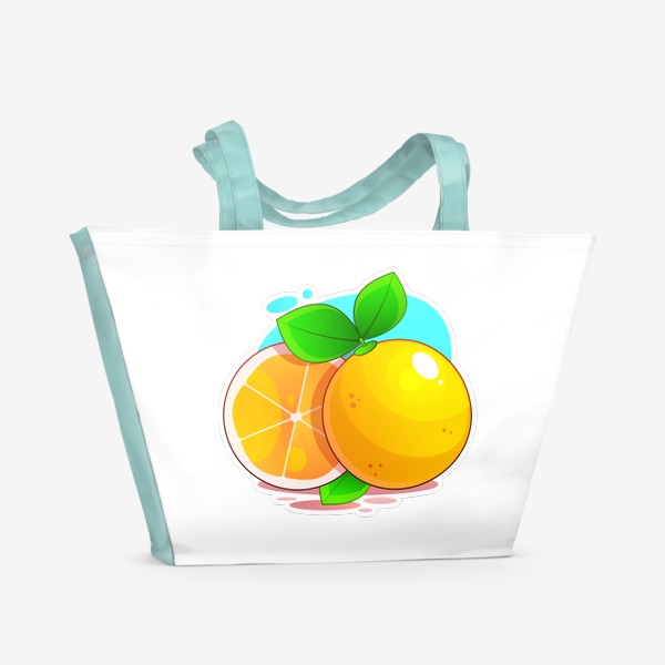 Пляжная сумка &laquo;Апельсин&raquo;