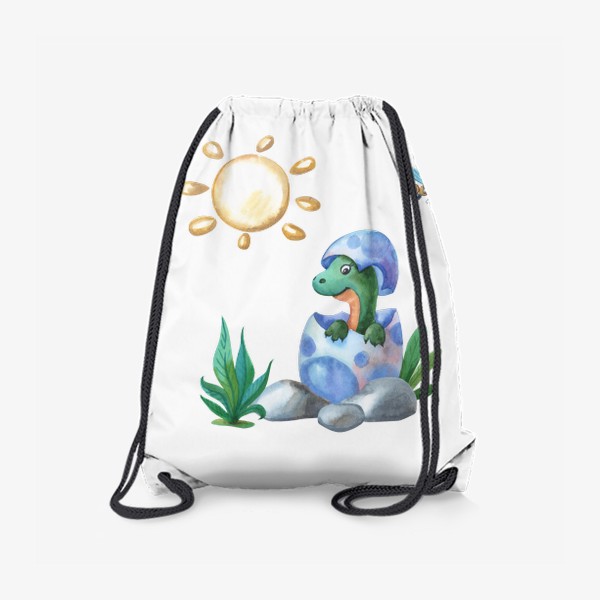 Рюкзак «Малыш- динозаврик и солнышко»