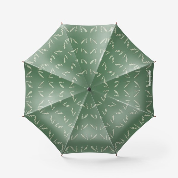 Зонт «Листья минималистичные»