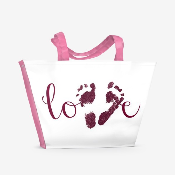 Пляжная сумка «Это любовь! »