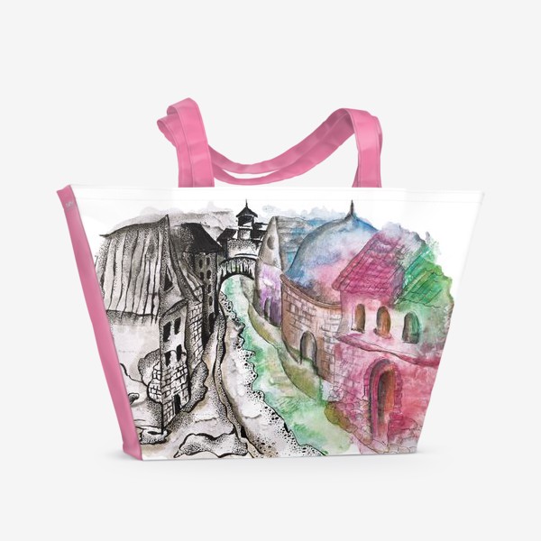 Пляжная сумка «Городские фантазии»