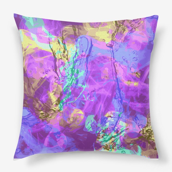 Подушка «Разноцветная абстракция»