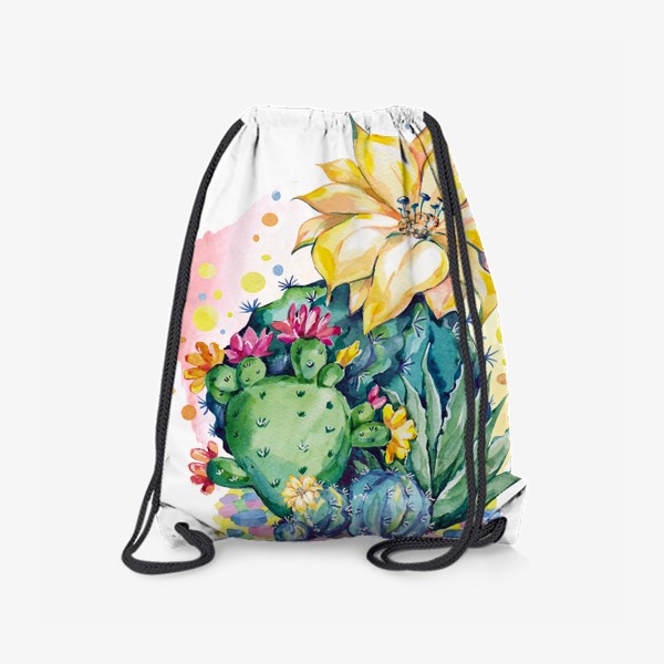 Рюкзак «Кактусы цветущие»